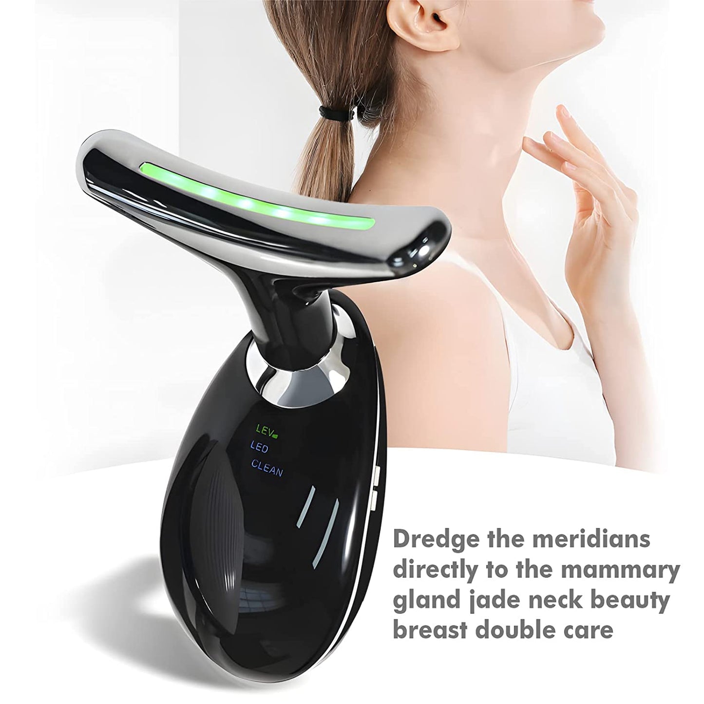 Red Light Therapy Face Lifting Device Microcurrent Face Massager Face Neck Beauty Machine for Skin Tightening Wrinkle Removal