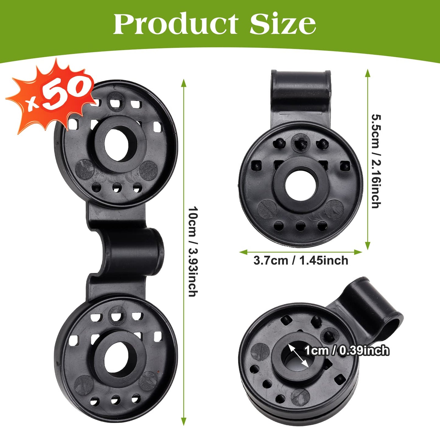 50 Pcs Shade Cloth Clips