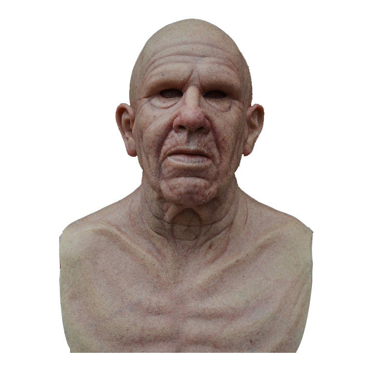 Old Man Head Mask