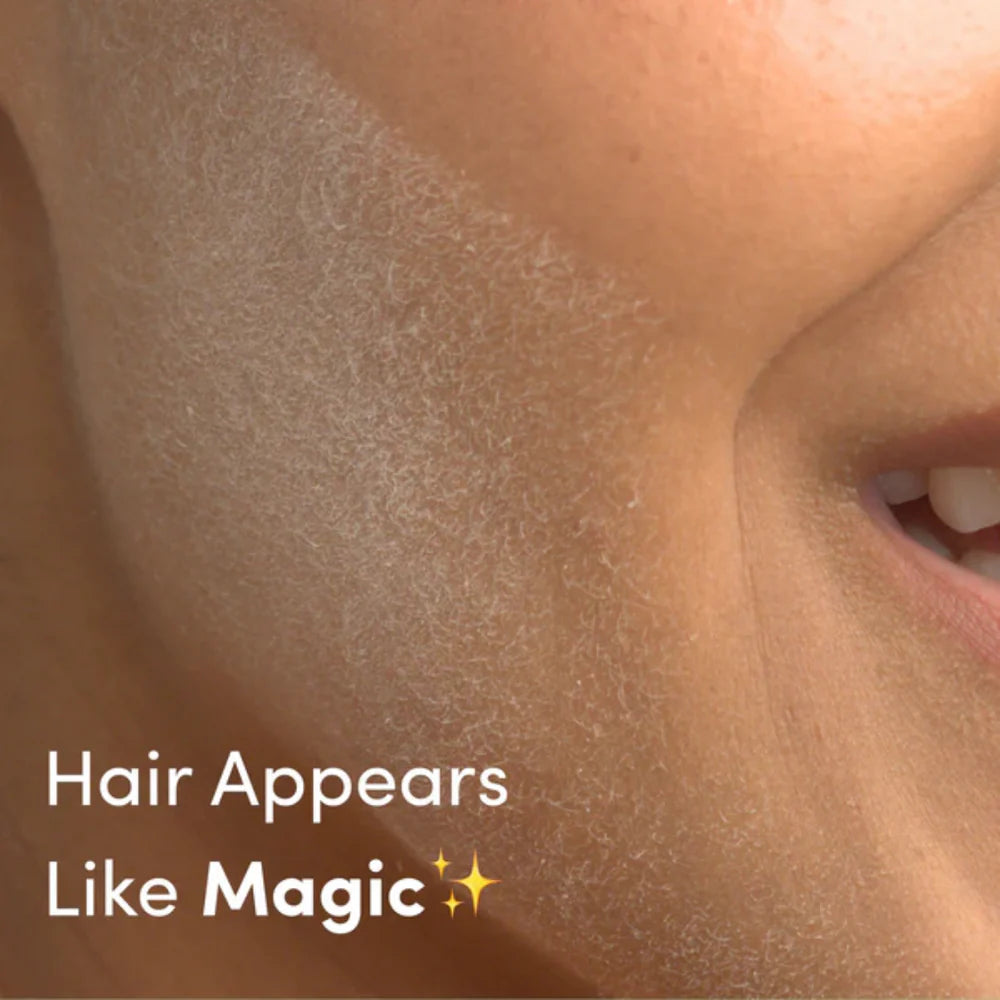 Magic Hair Identifier Spray with 4x Twinkle Razors – Glow & Groom Kit