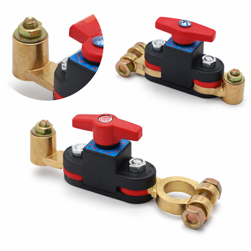 Andufuse Heavy-Duty Power Disconnect Switch for Car, Truck & Tractor (Reliable 12–24V)