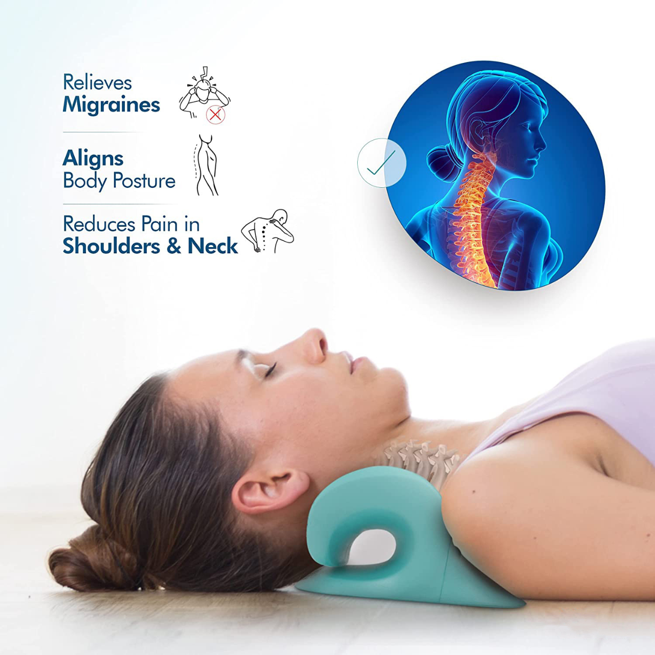 Neck Support Dainly Traction Neck Stretcher For Shoulder Neck Pain Relief
