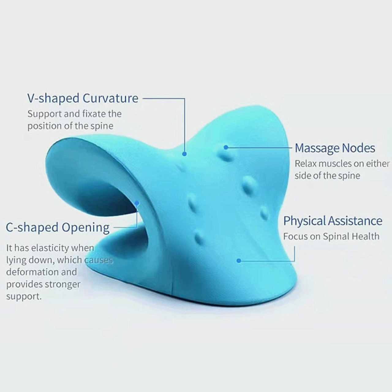 Neck Support Dainly Traction Neck Stretcher For Shoulder Neck Pain Relief