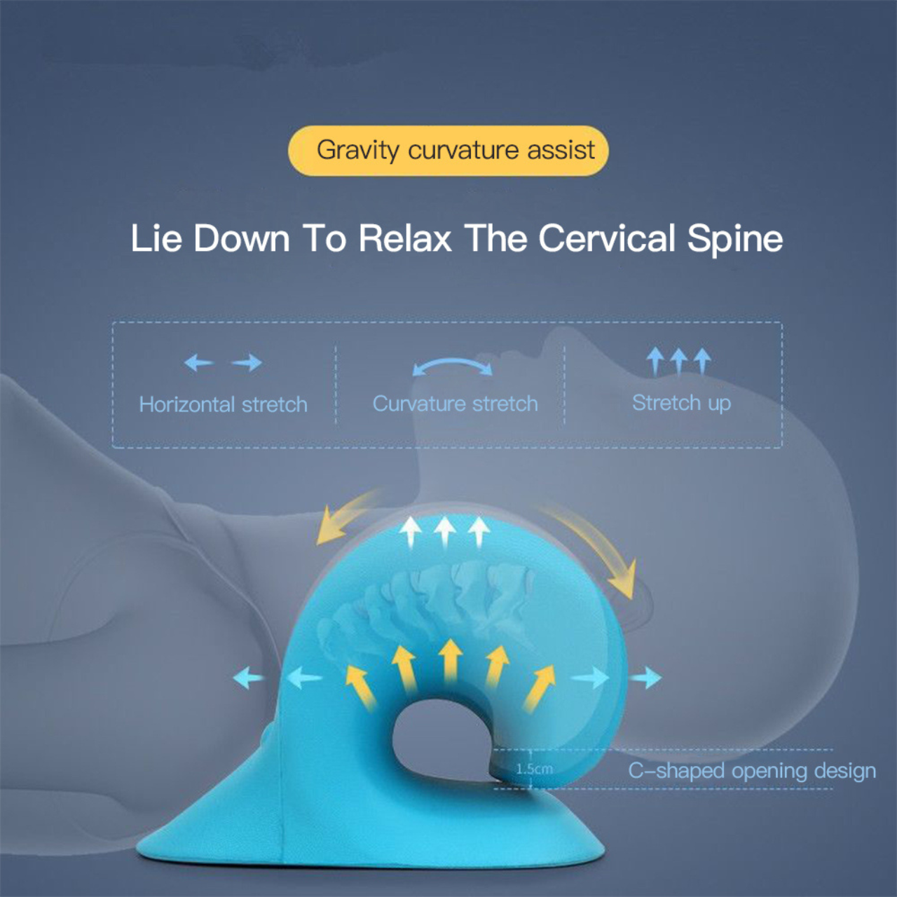 Neck Support Dainly Traction Neck Stretcher For Shoulder Neck Pain Relief