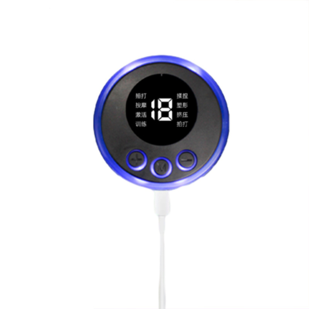 Portable EMS Massager for Neck & Back Pain Relief - Compact & Effective Solution