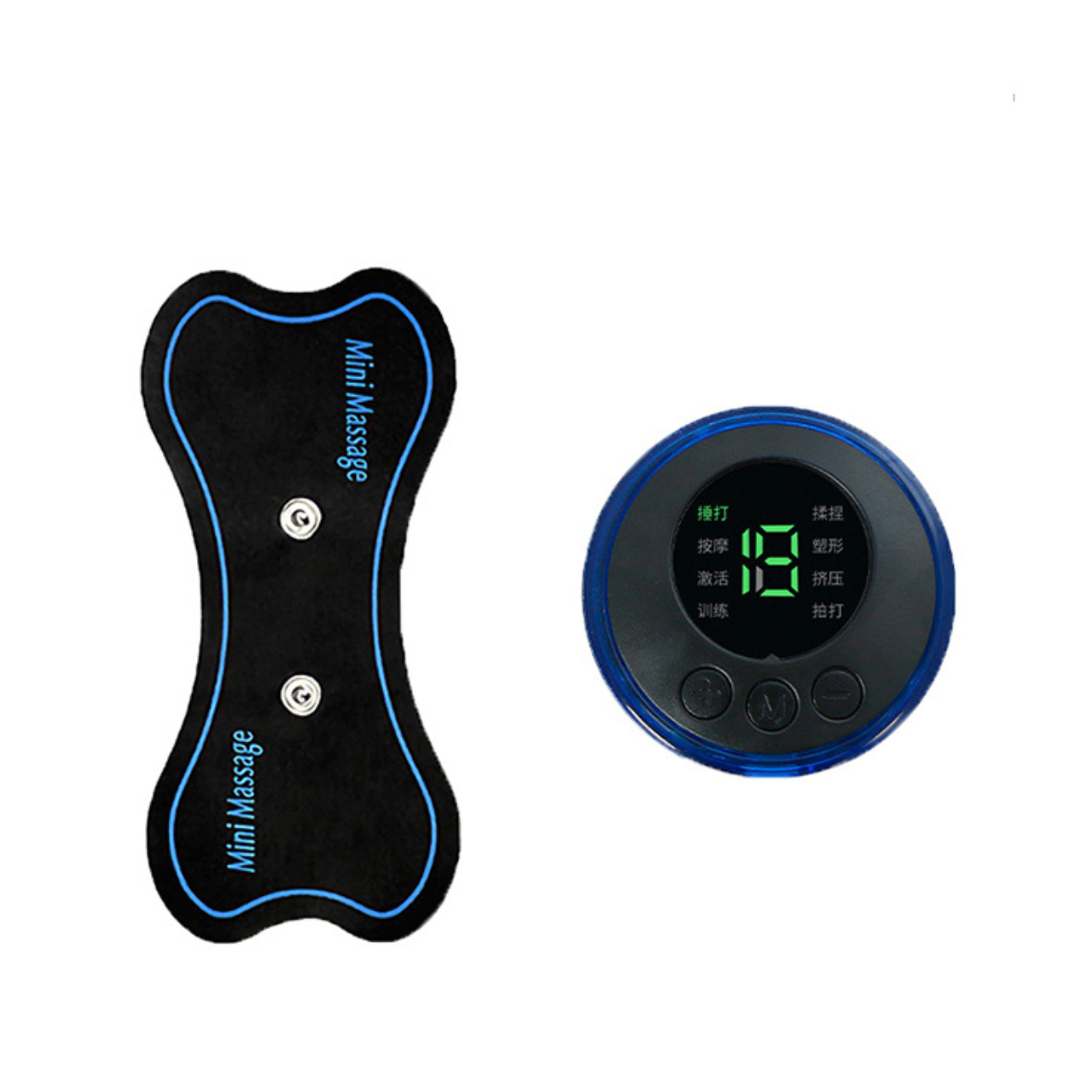 Portable EMS Massager for Neck & Back Pain Relief - Compact & Effective Solution