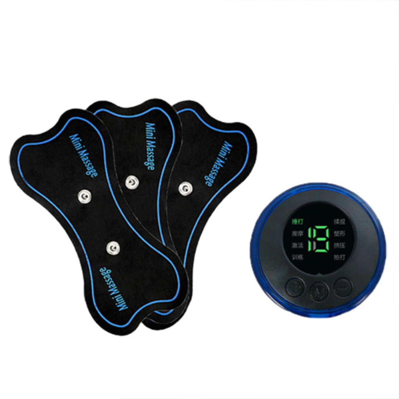 Portable EMS Massager for Neck & Back Pain Relief - Compact & Effective Solution