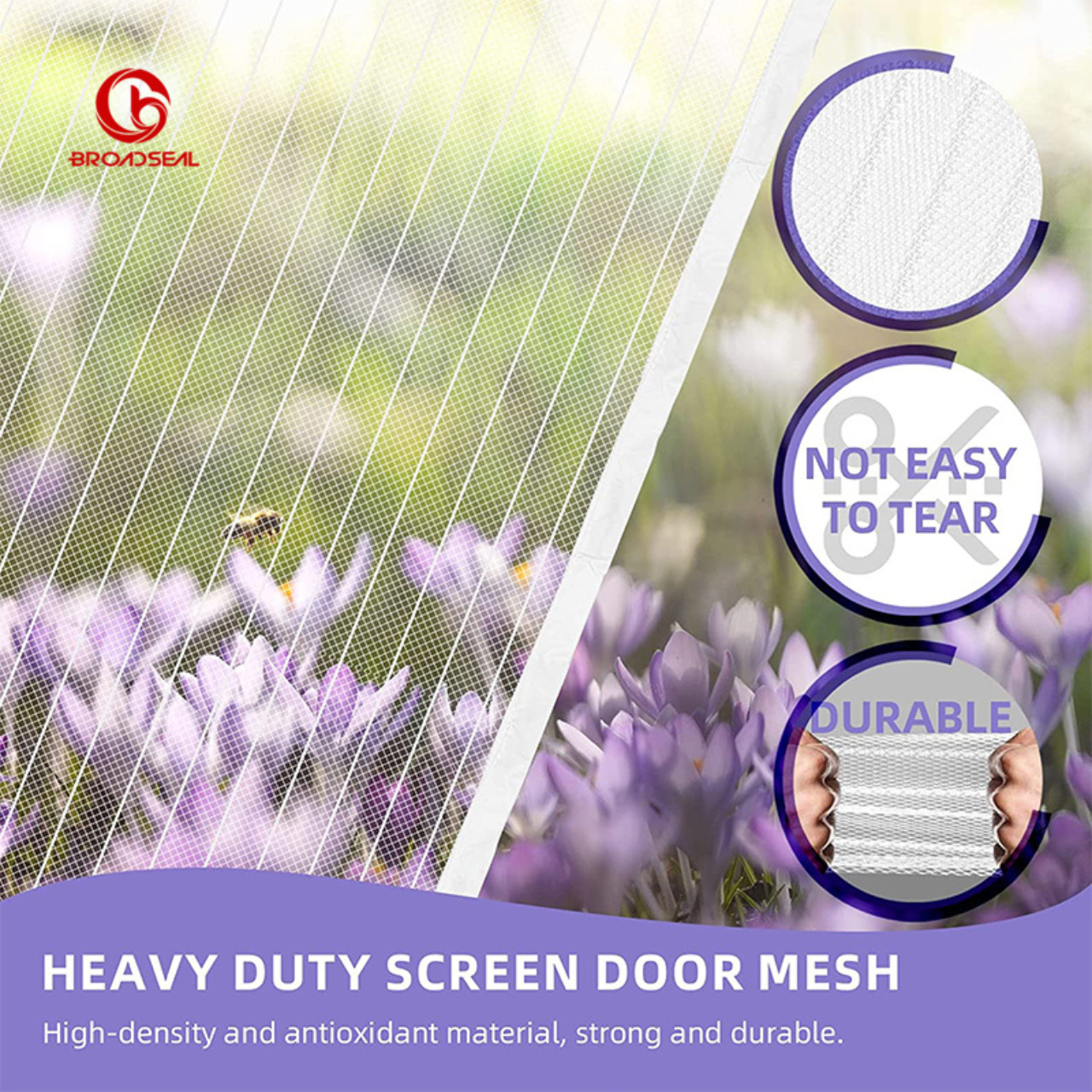 Retractable Magnetic Mosquito Door Screen