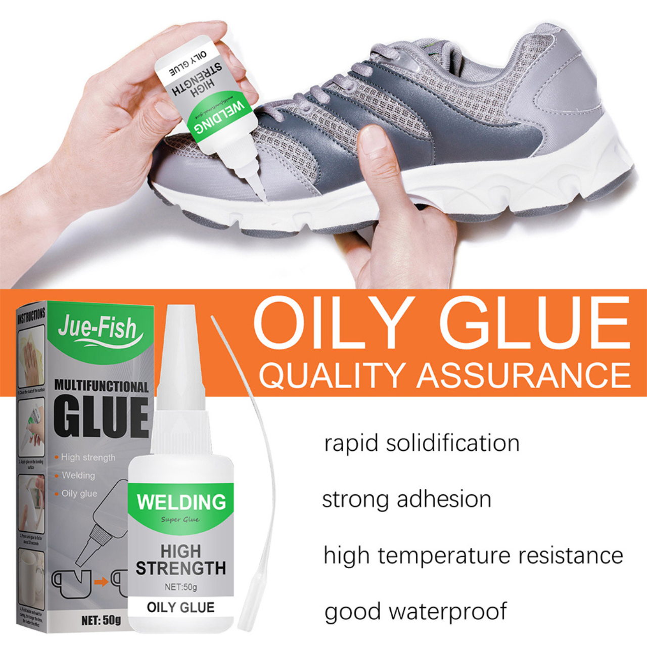 Waterproof Shoe Repair Glue – Strong, Wear-Resistant Adhesive for Sneakers & Footwear