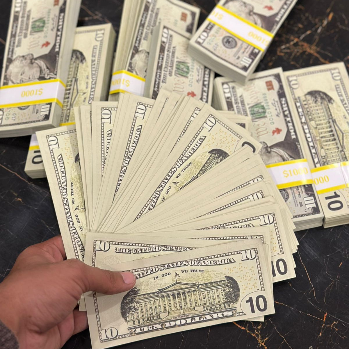 Fake Dollars ( 100 Notes in 1 Pack)