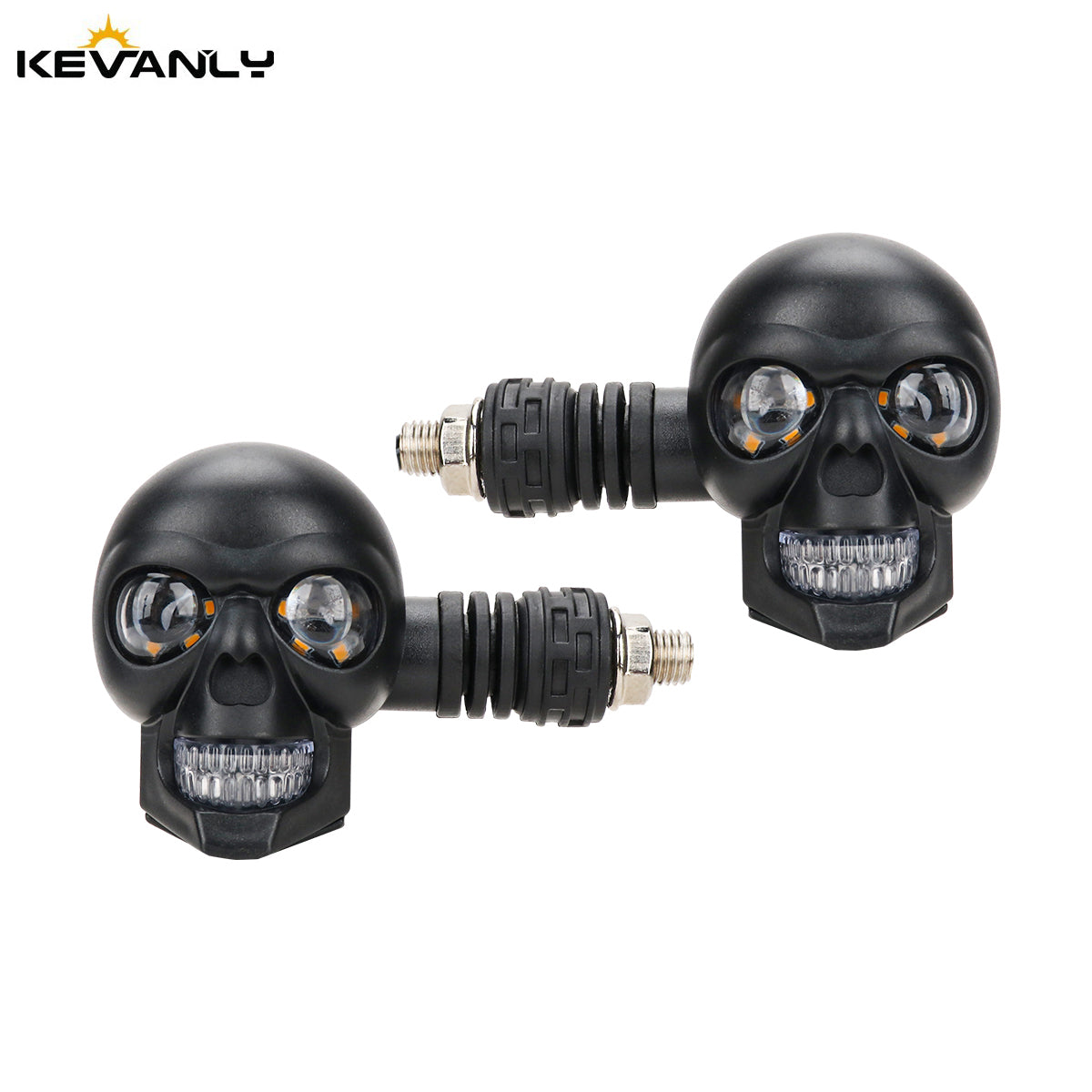 Motorcycle Skull Spotlight Turn Light for Motorcycle (2PCs/Set)