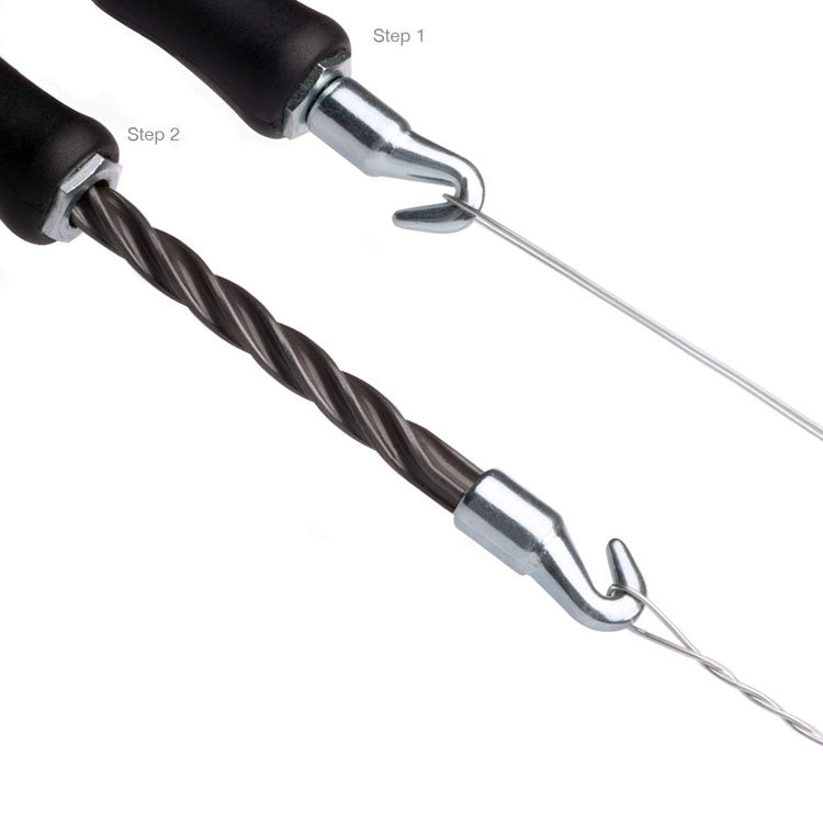 Wire Tie Hook Tool with Rubber Handle