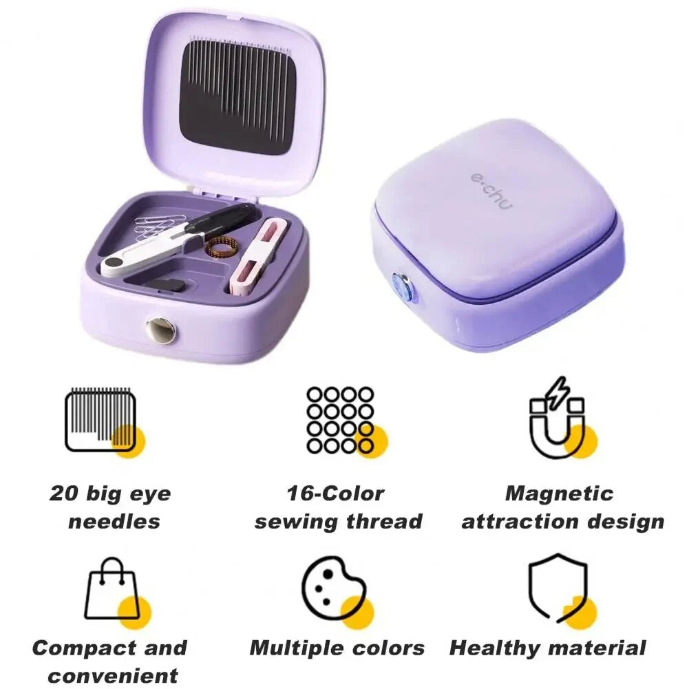 Portable Travel Small Magnetic Sewing Box