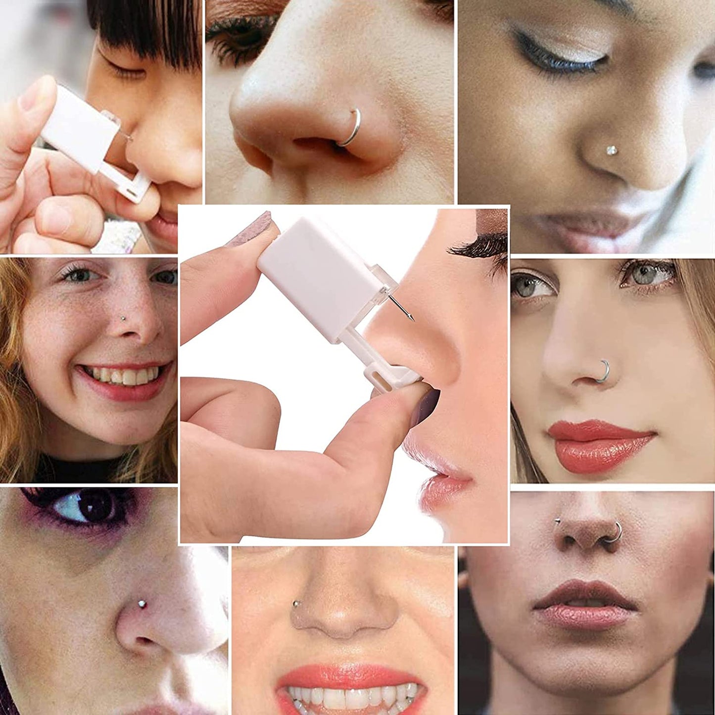 Disposable Self Nose Piercing Gun Kit