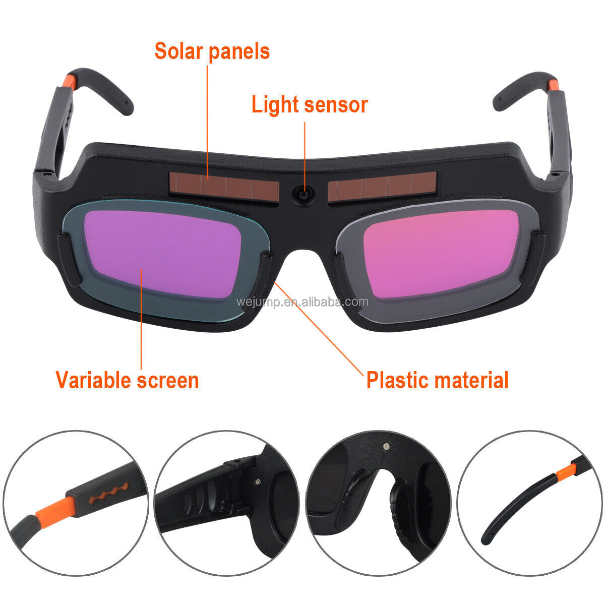 Eye Protection Auto Darkening Welder Welding Goggles Glasses