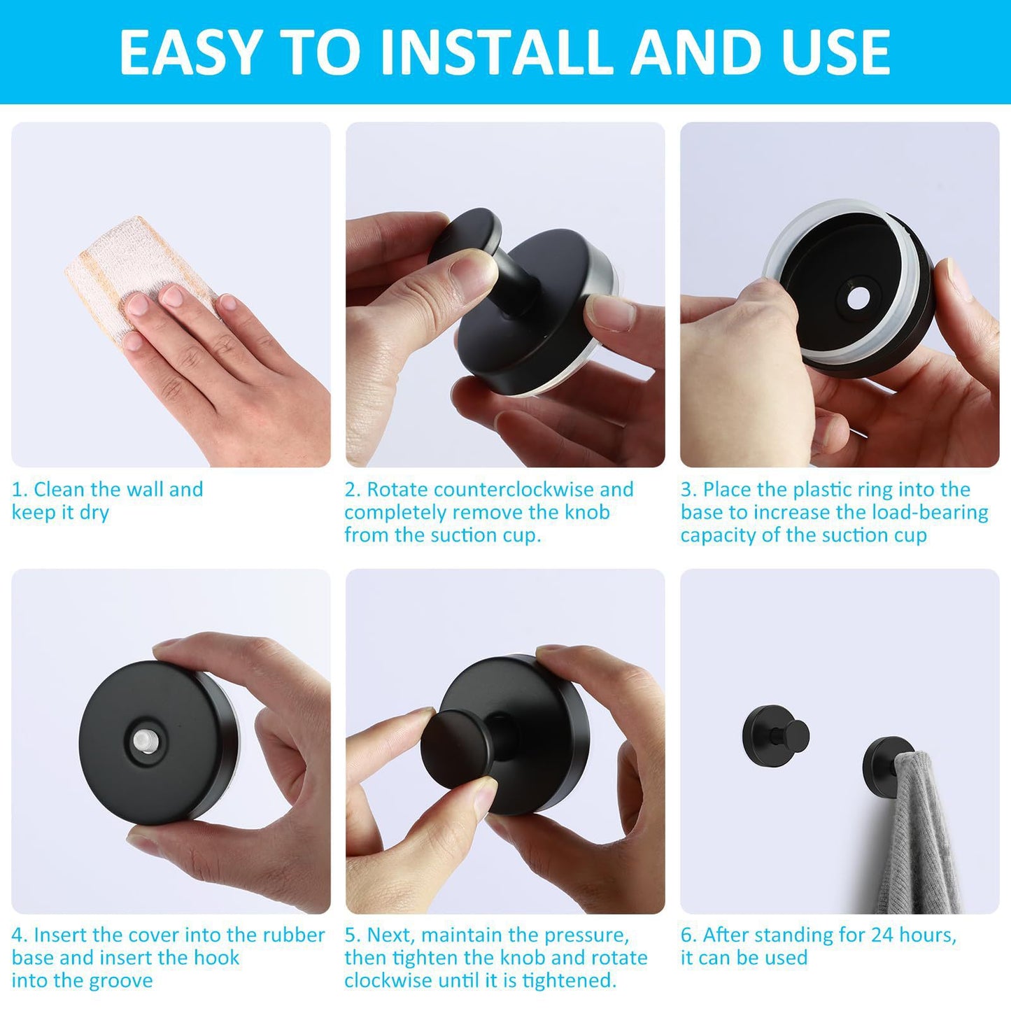 Removable Suction Cup Holder Stainless Steel