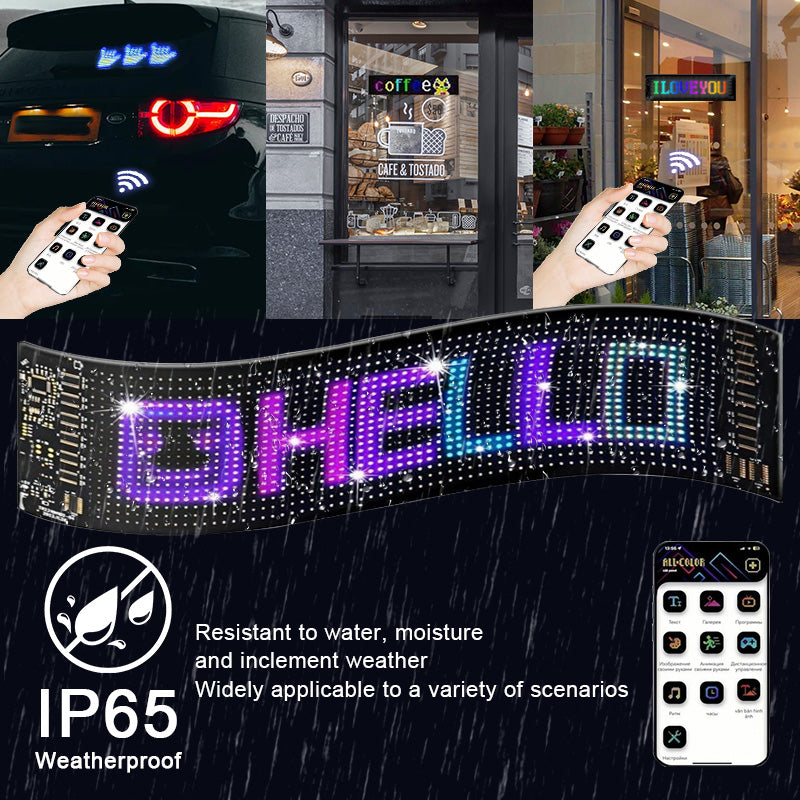 LED Matrix Pixel Panel for Cars Truck