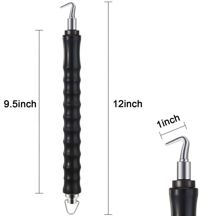Wire Tie Hook Tool with Rubber Handle