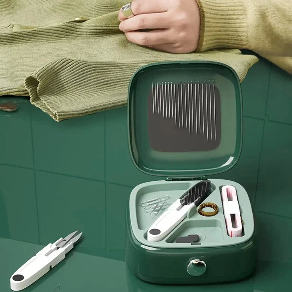 Portable Travel Small Magnetic Sewing Box