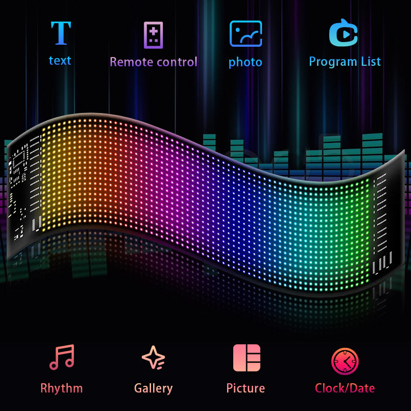 LED Matrix Pixel Panel for Cars Truck