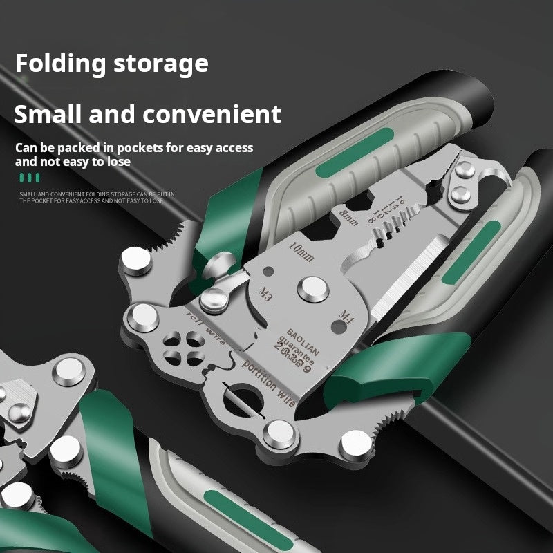 18-in-1 Foldable Multi-Function Wire Strippers