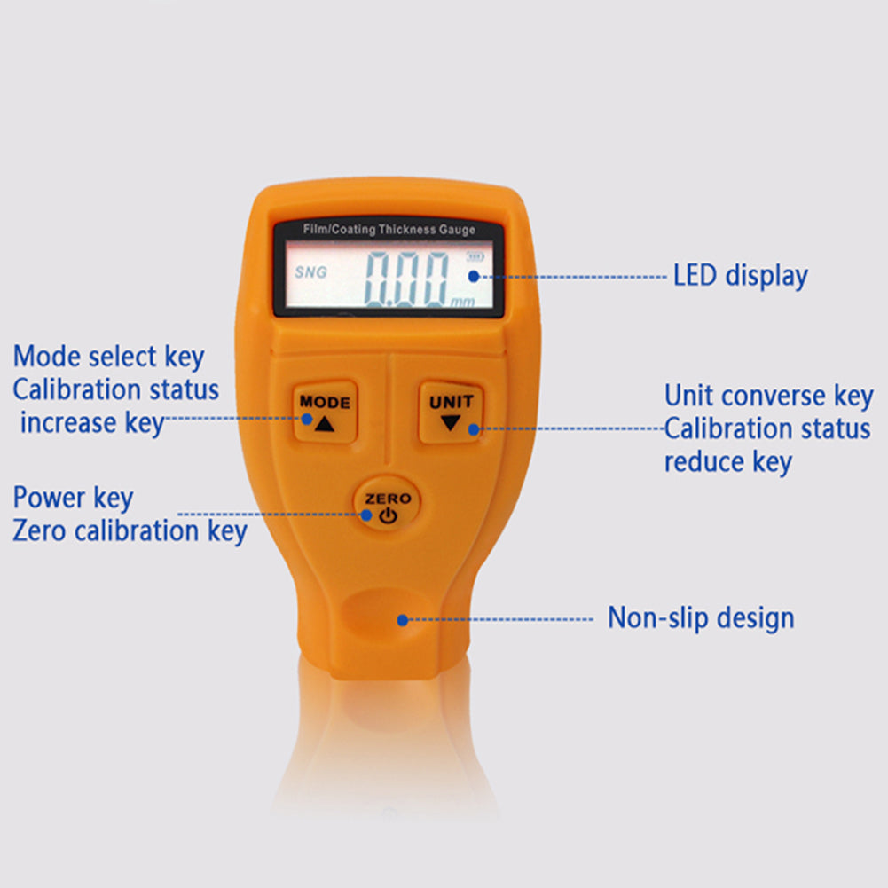 Car Paint Tester Coating Thickness Gauge Paint Meter Coating Thickness Gauge