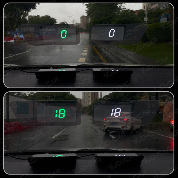 Head up Display on Car Wind Screen