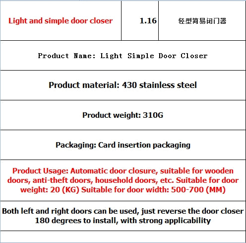 Automatic door closer