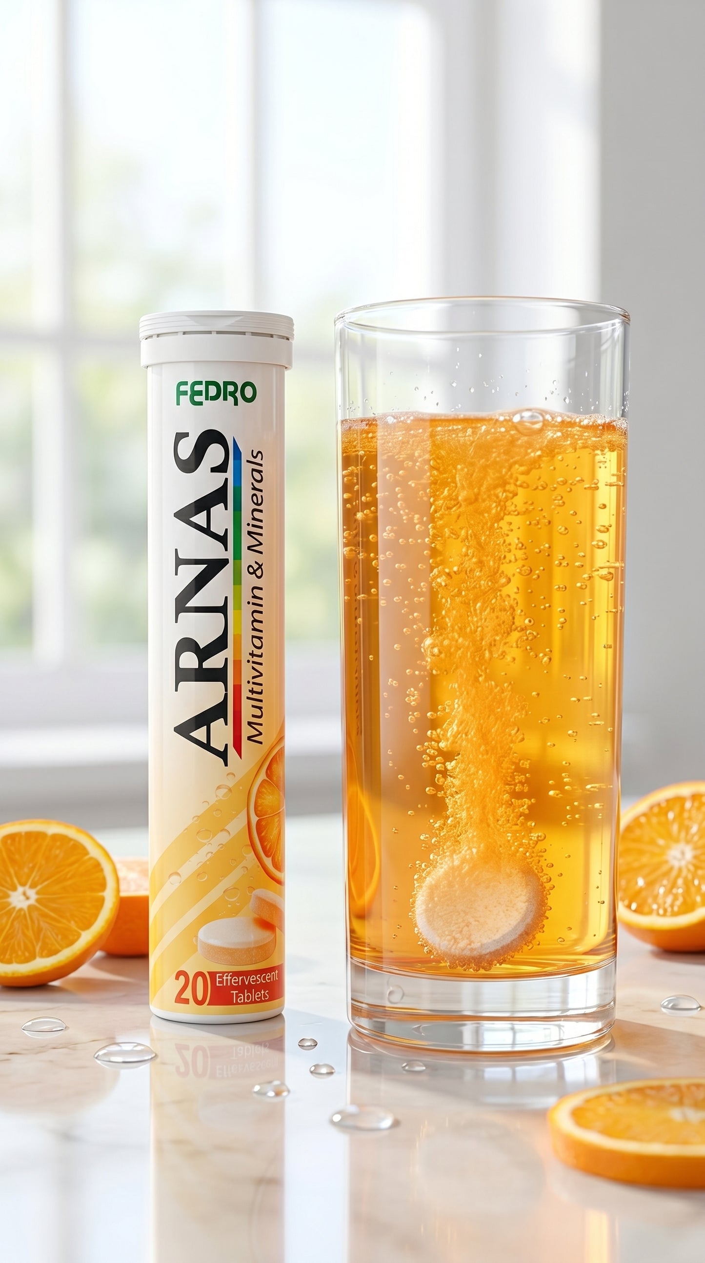ARNAS Multivitamin & Minerals Effervescent Tablets