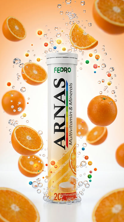 ARNAS Multivitamin & Minerals Effervescent Tablets