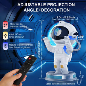 Astronaut Galaxy Projector with  Bluethoot Speaker