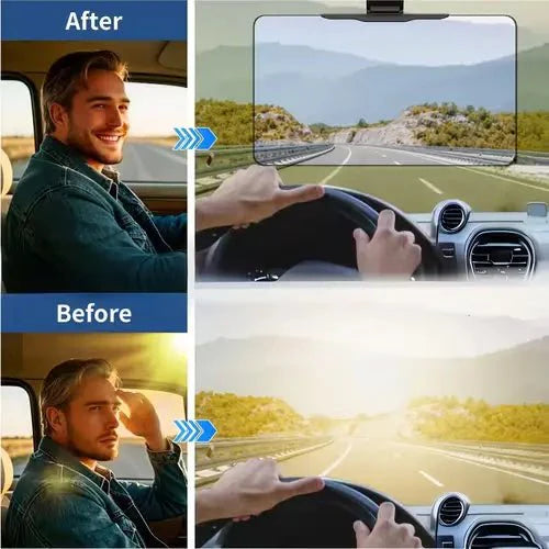 Visor Shield  — Day & Night Anti-Glare Protection
