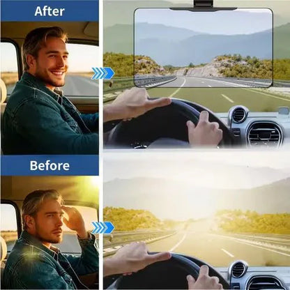 Visor Shield  — Day & Night Anti-Glare Protection