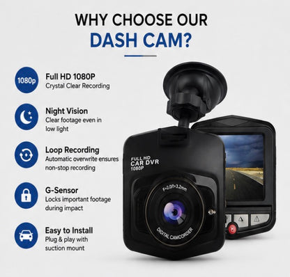 Full HD Car Dash Cam 1080P
