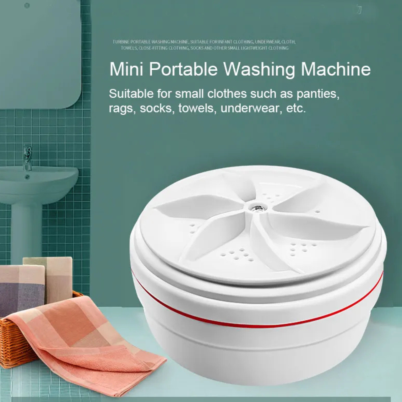 Portable Mini Folding Washing Machine