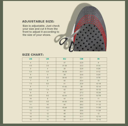 Height Increase Insole for Man & Woman (1 Pair) Adjustable Size
