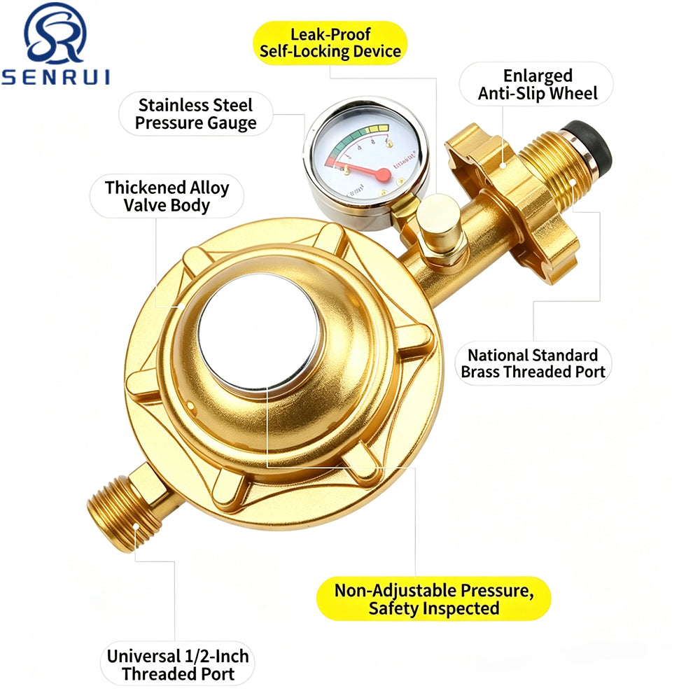 Safety Leak-Proof Gas Regulator Pressure