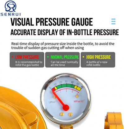 Safety Leak-Proof Gas Regulator Pressure