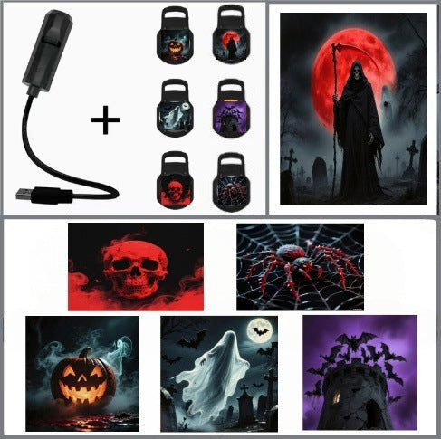 LED Astronaut Butterfly Projector
