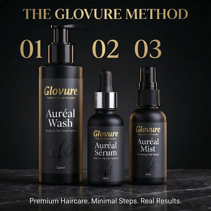 Aureal Hair Growth Kit – Shampoo, Spray & Serum for Stronger, Thicker Hair