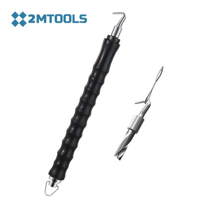 Wire Tie Hook Tool with Rubber Handle