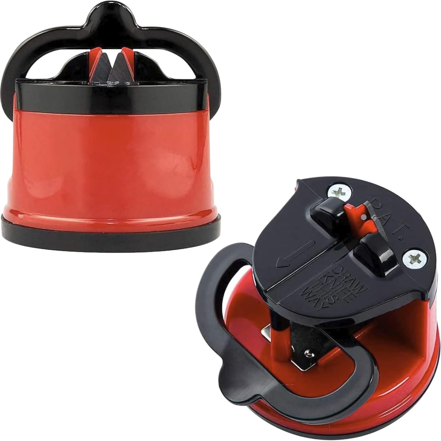 Steel Kitchen Knife Sharpener with Suction Base