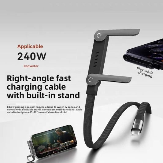 240W Right-Angle USB-C Cable