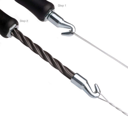 Wire Tie Hook Tool with Rubber Handle