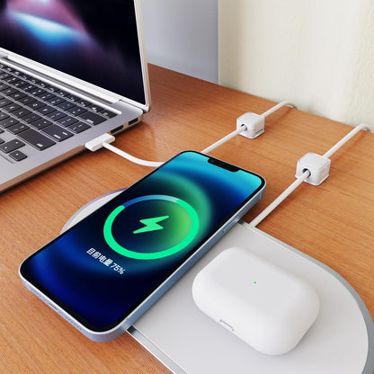 Pack of 6 PCs Magnetic Cable Clips Cord Holder
