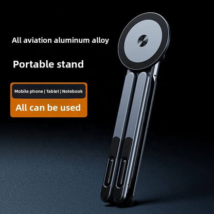 Aluminum Magnetic Foldable Stand for Phone, Tablet & Laptop