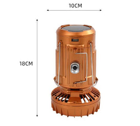 SOLAR LED RECHARGABLE FAN