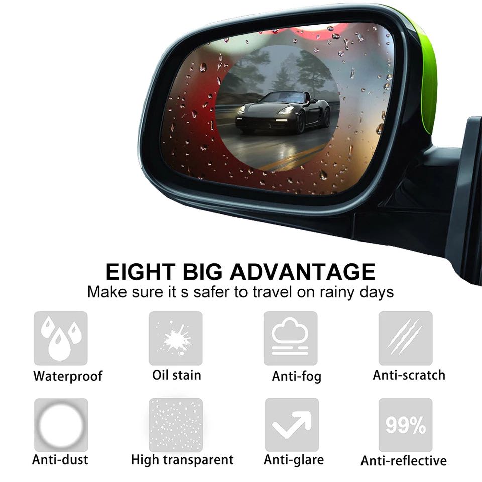 Self-Adhesive Rearview Mirror