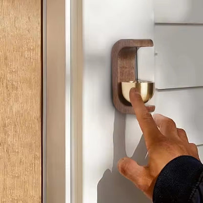 Wooden Doorbell Magnetic Brass Wind Chimes