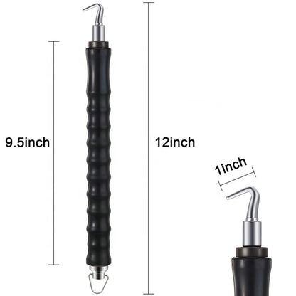 Wire Tie Hook Tool with Rubber Handle